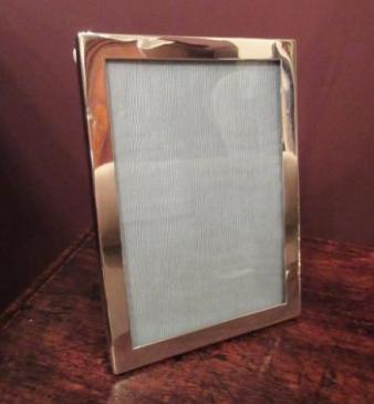 Antique Silver Plain Surround Photo Frame