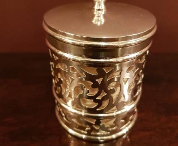 Edwardian Silver String Box - Image 1