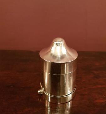 Antique Victorian Silver Candle and Vesta Case