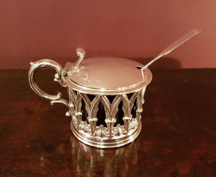 Superb William IV Silver Mustard Pot - Image 1