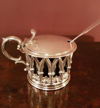 Superb William IV Silver Mustard Pot