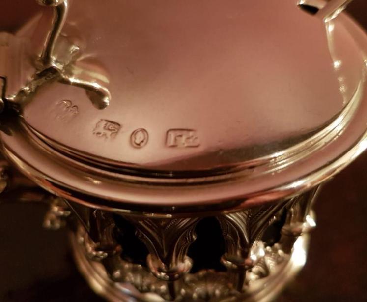 Superb William IV Silver Mustard Pot - Image 5