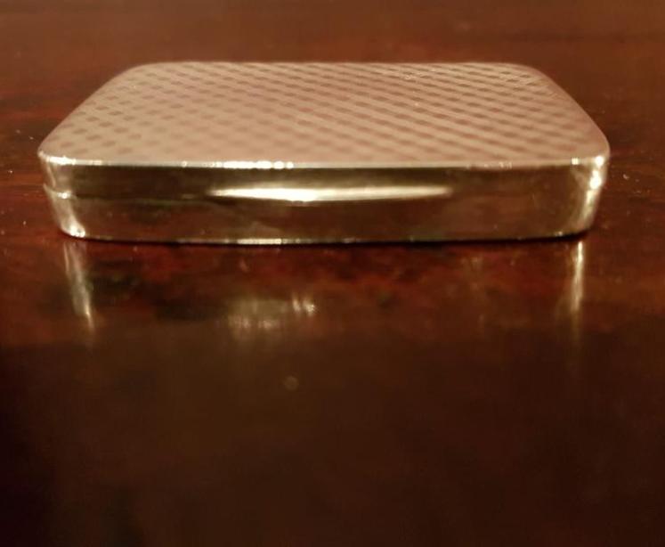 Antique Silver Engraved Table Vesta Case - Image 2