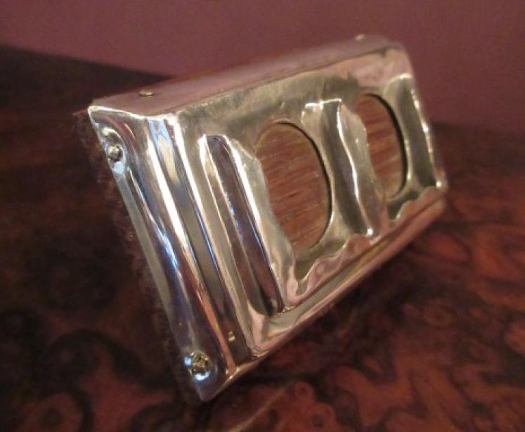 Edwardian Period Silver Double Stamp Holder - Image 2