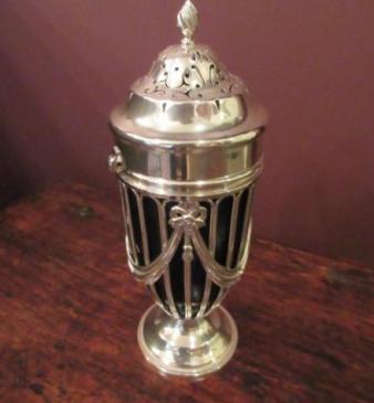 Fine George III Style Silver Sugar Castor