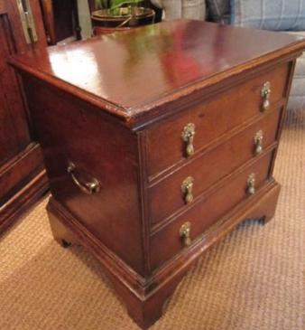 Small George II Period Oak Coffer