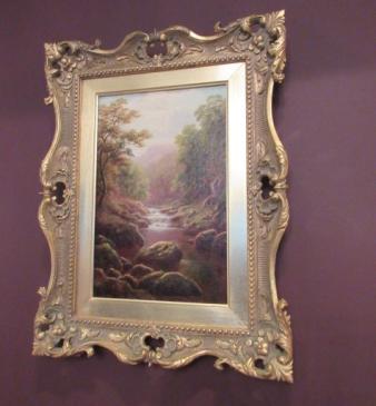 Fine Victorian Oil Painting 'On the Llugwy' North Wales