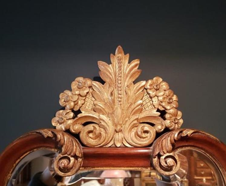 Fine George II Style Full Length Mirror - Image 3