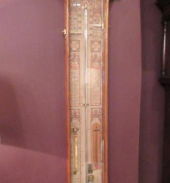 Antique Admiral Fitzroy Oak Case Barometer