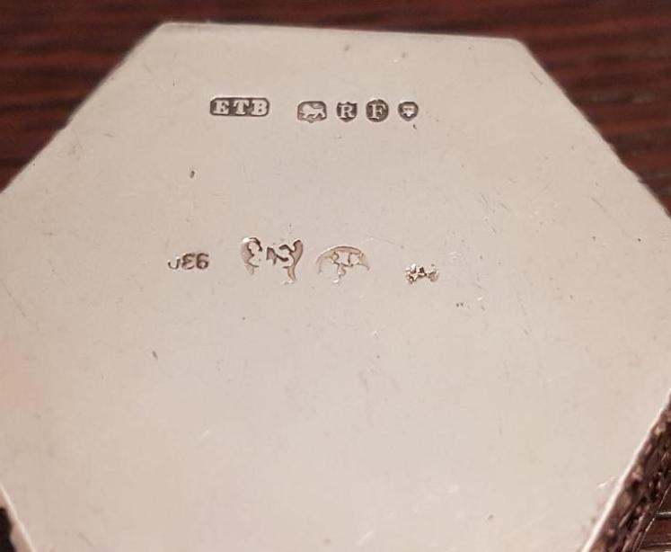 Victorian Silver and Mother of Pearl Box - Image 5